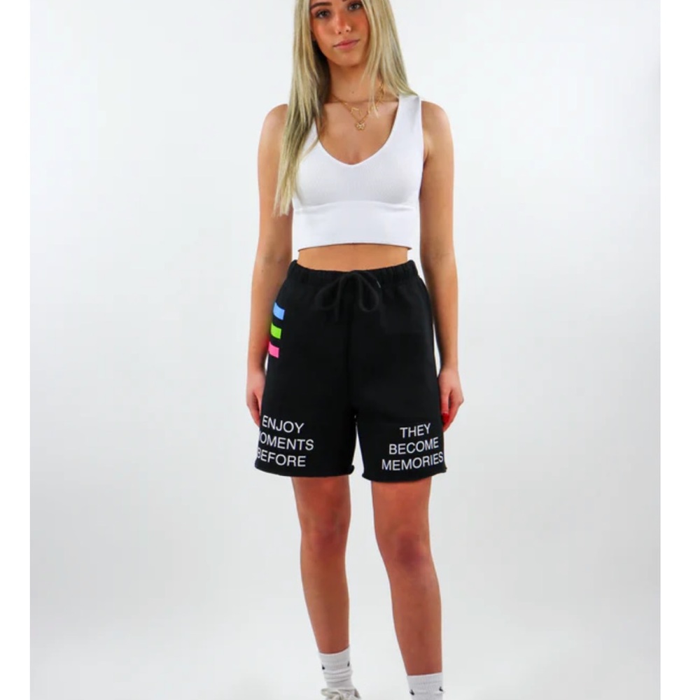 Mayfair Group Nostalgia Black Sweatshorts